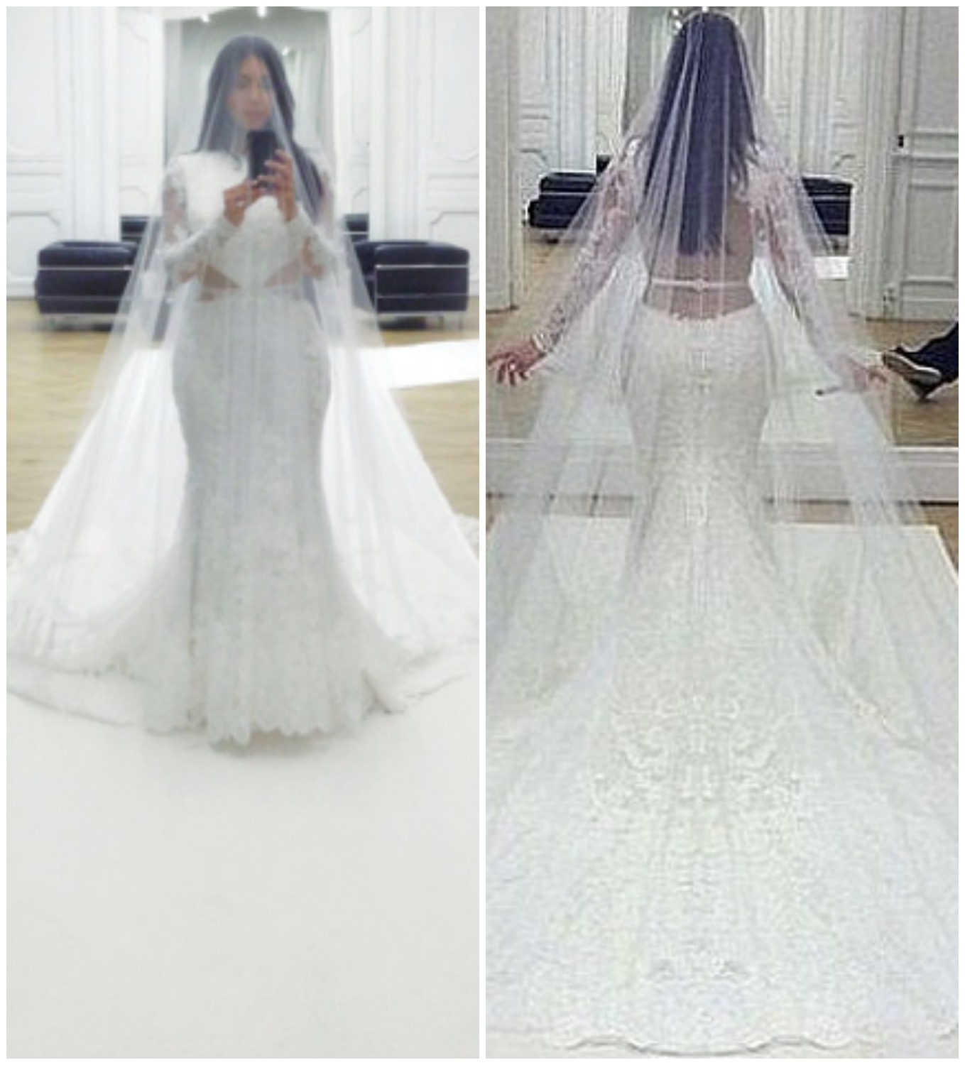 Los vestidos que podría llevar Belén Esteban en su boda con 'el Míguel', image size:1359x1500