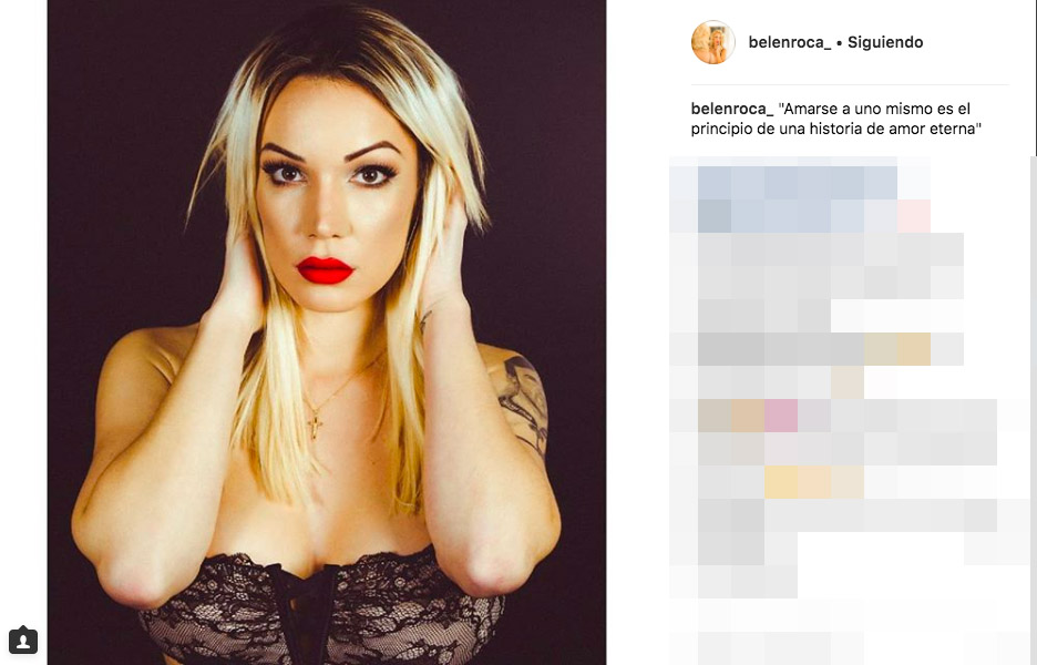 Belén Roca trata de pasar página tras perder la custodia de su hija