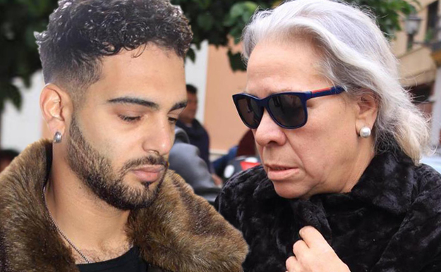 Carmen Gahona tiene el gesto más tierno con Manuel Cortés en el funeral de Chiquetete