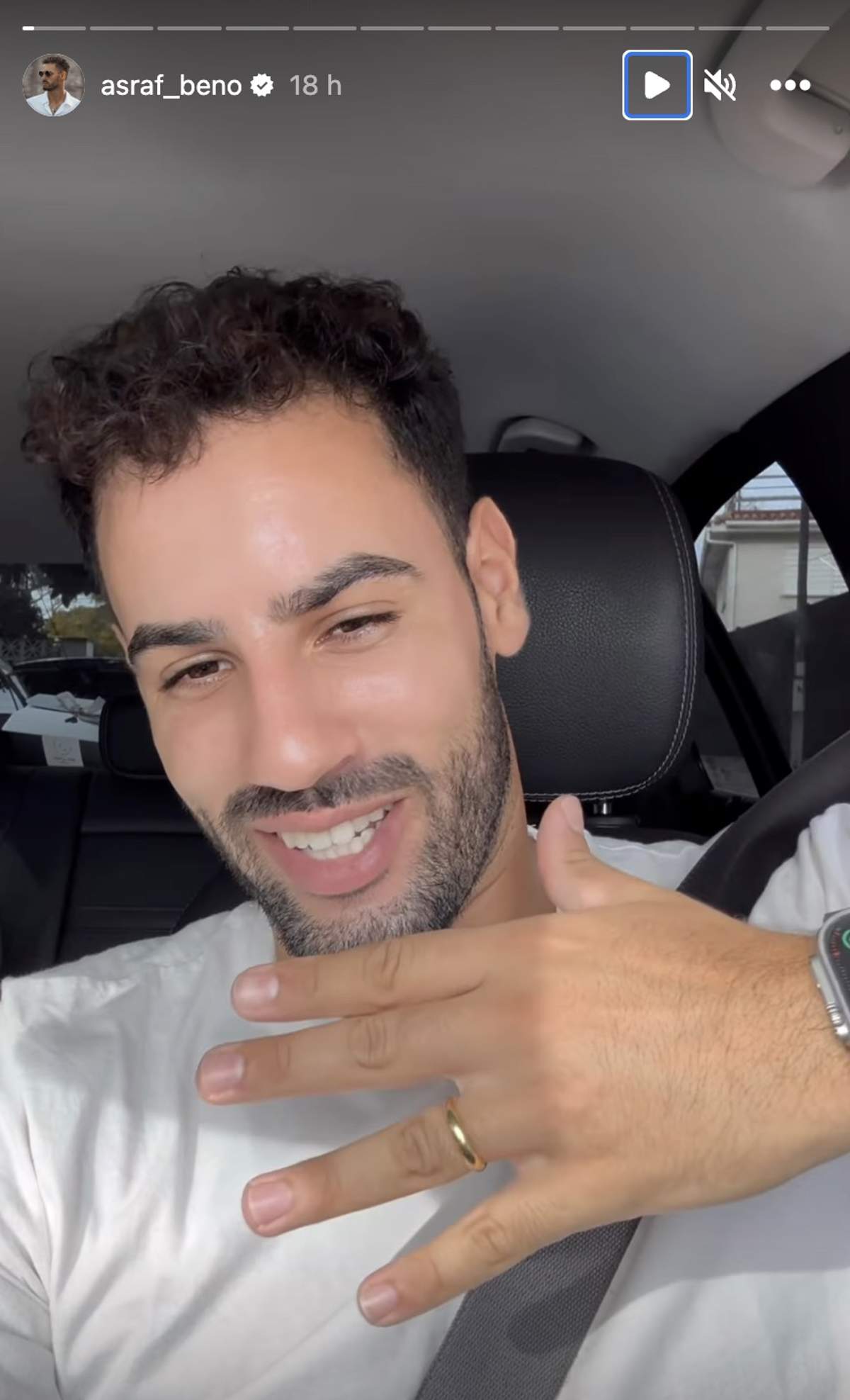 Asraf Rind Los primeros inconvenientes de Asraf Beno con su anillo de casado
