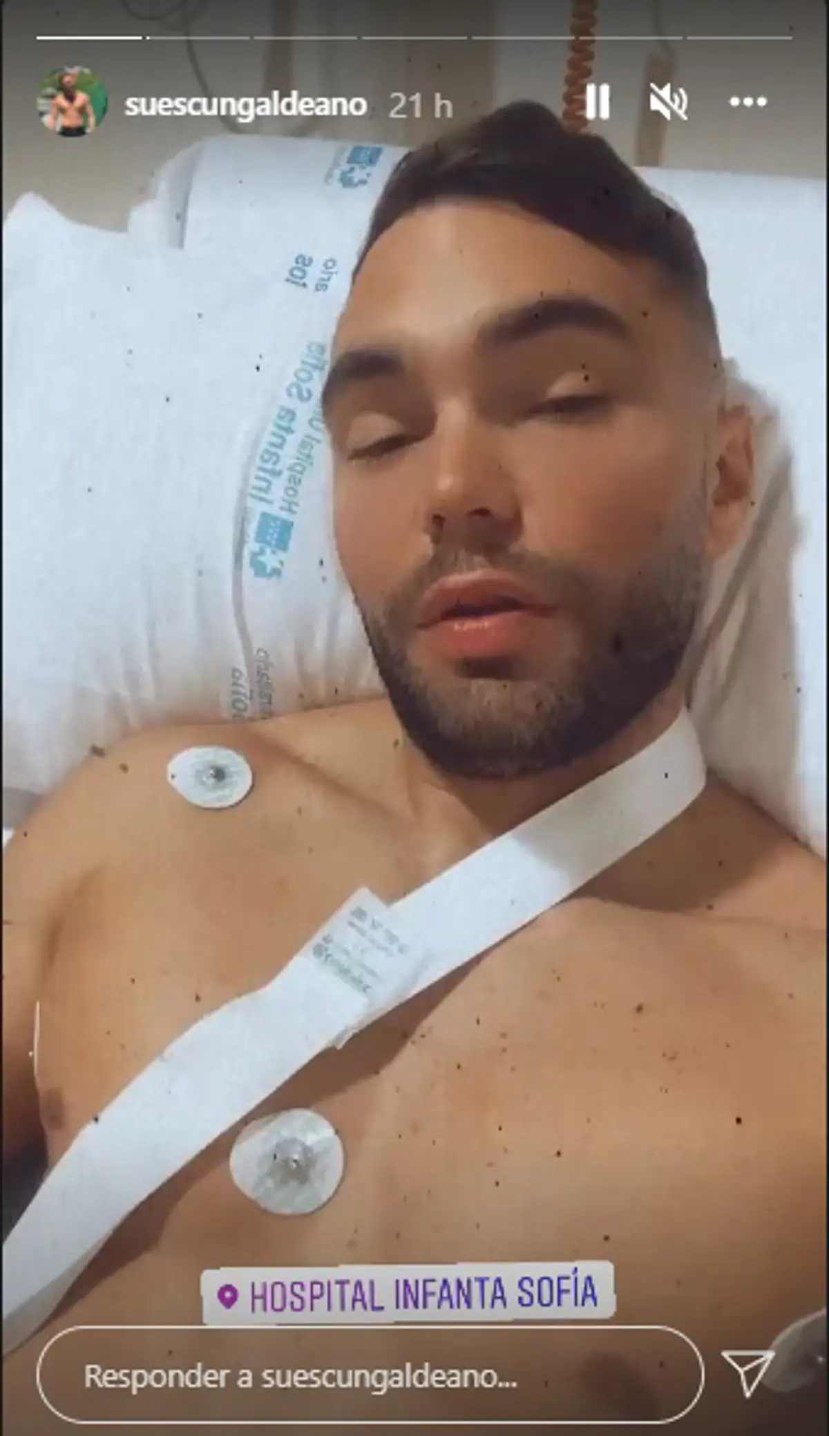 Cristian Suescun, ingresado en el hospital tras pasar por quirófano: "Ha salido todo bien"