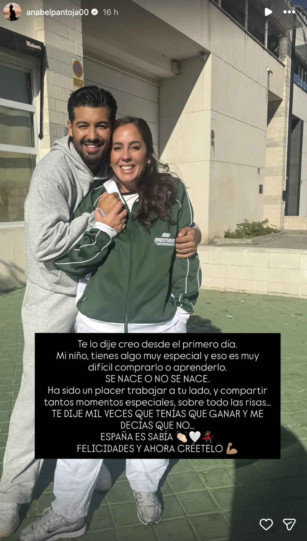 Anabel Pantoja y Jorge González