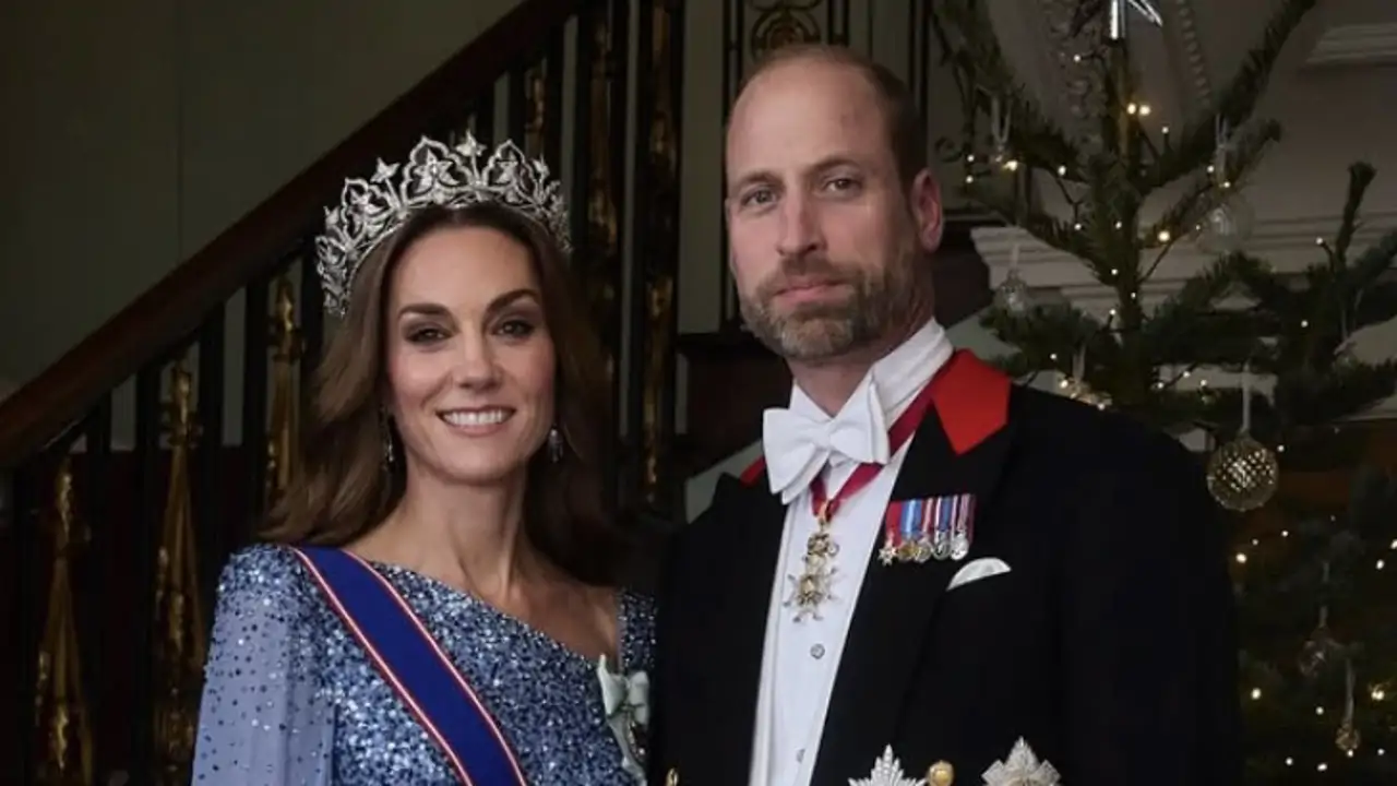 Kate Middleton, impresionante, se transforma en Frozen: estrena la icónica tiara oriental y arrasa con un vestido con capa plagado de lentejuelas