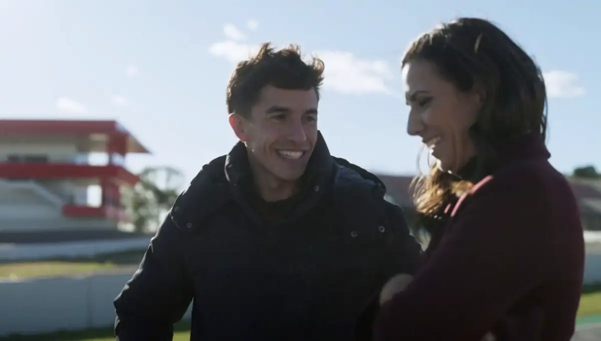 Marc Márquez y Ana Pastor