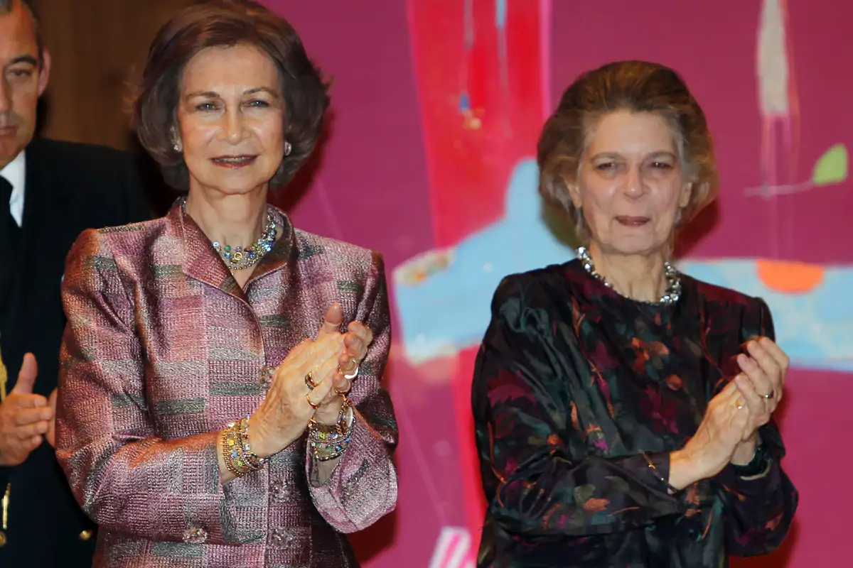 La reina Sofía y su hermana Irene