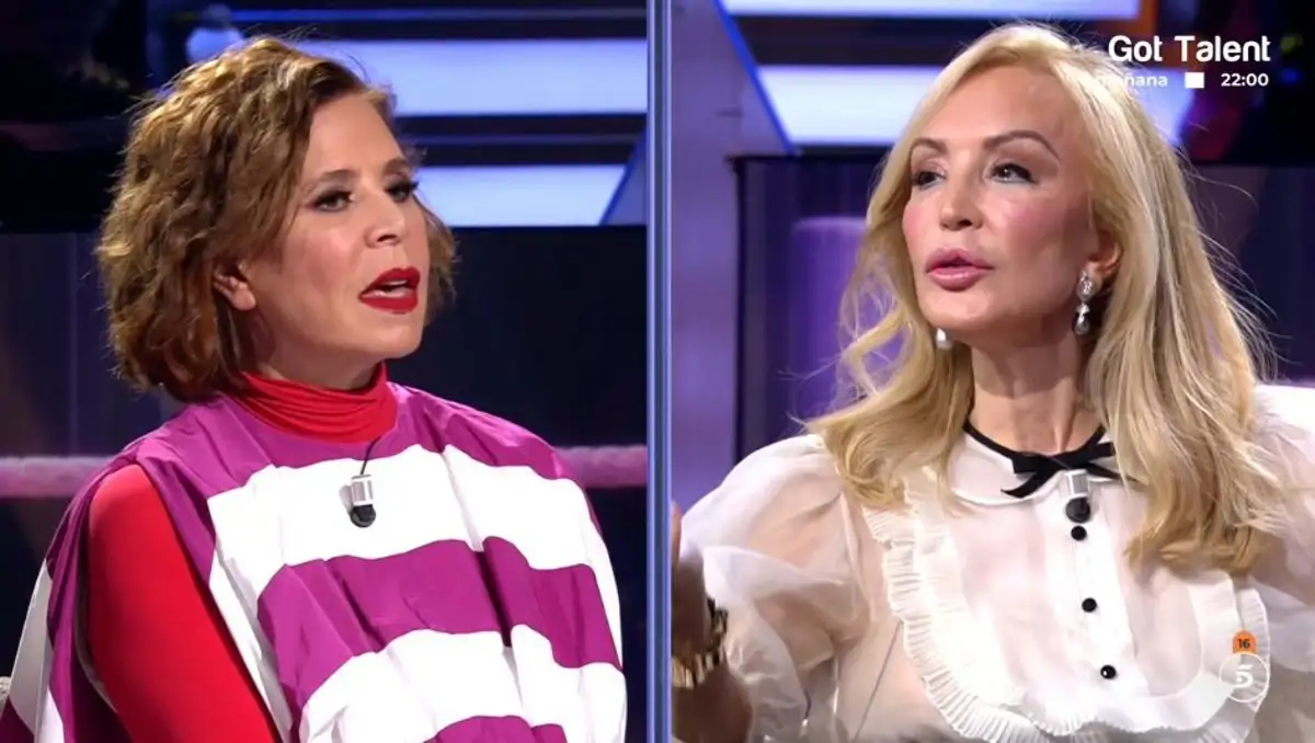 Agatha Ruiz de la Prada y Carmen Lomana