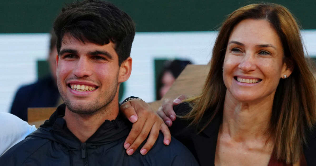 Virginia Garfia, madre de Carlos Alcaraz: "La gente espera que sea como Rafa Nadal, una leyenda, pero no tiene que dejar que se metan en esa parcela"