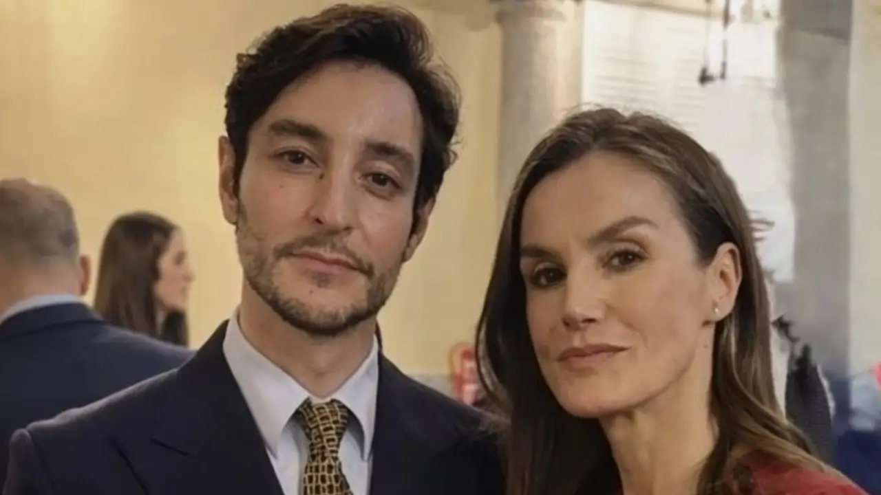 Nicolás Montenegro y reina Letizia