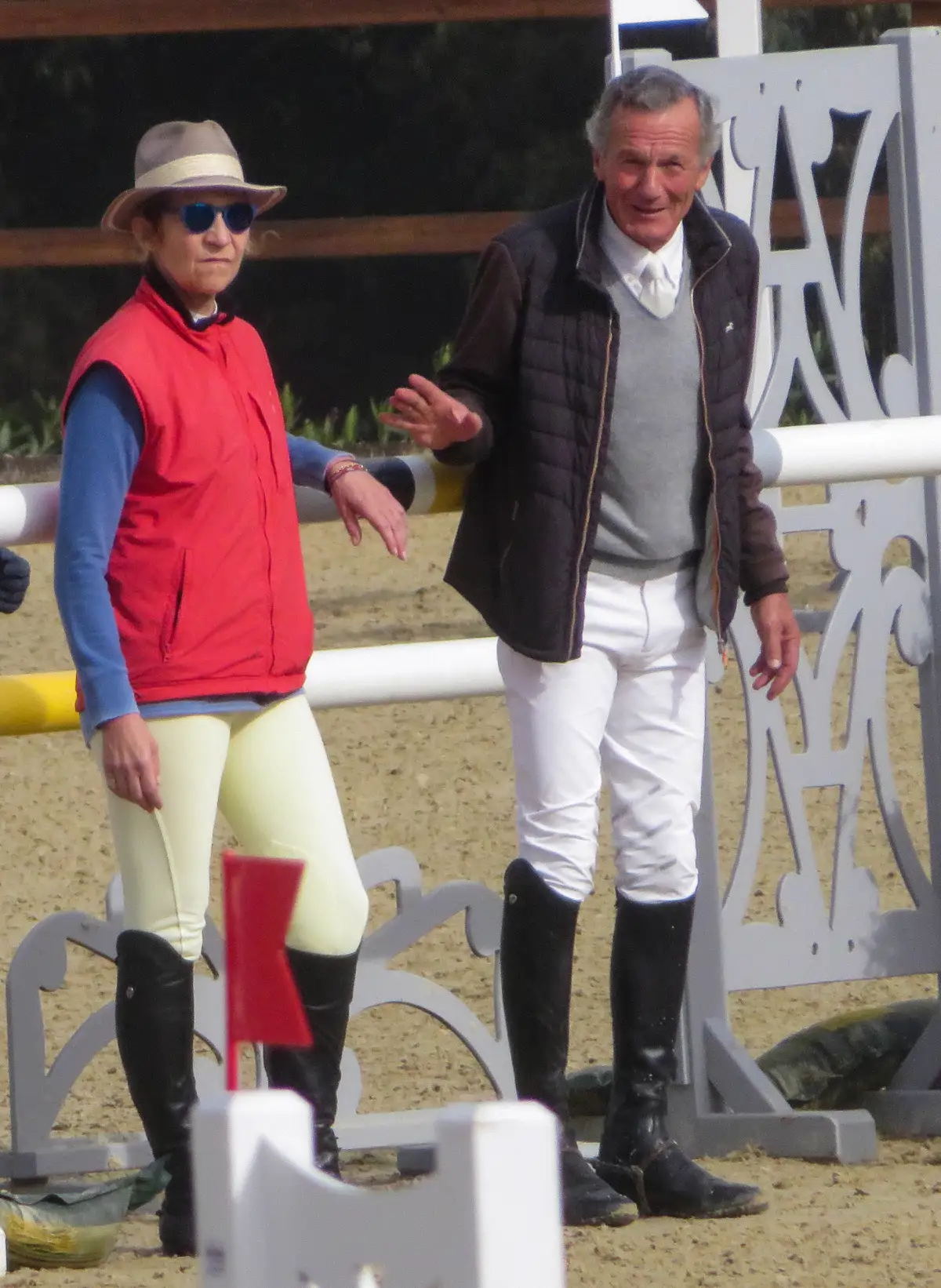 Luis Astolfi y la infanta Elena