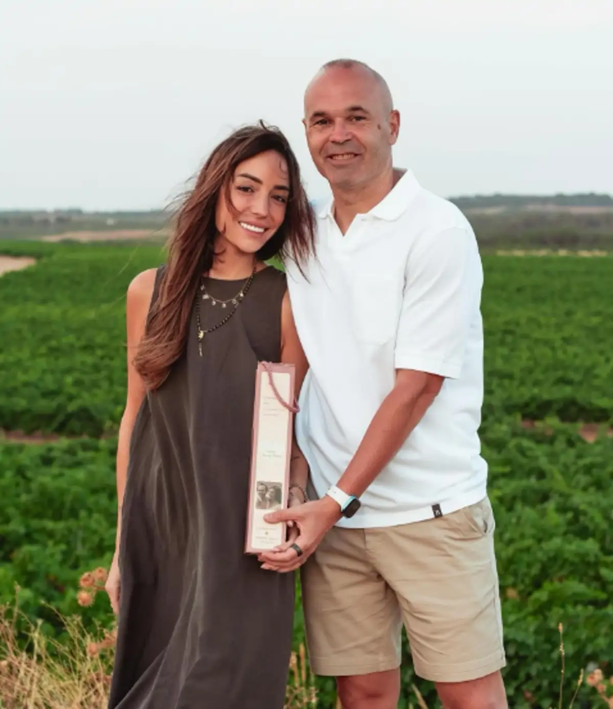 Andrés Iniesta y Anna Ortiz