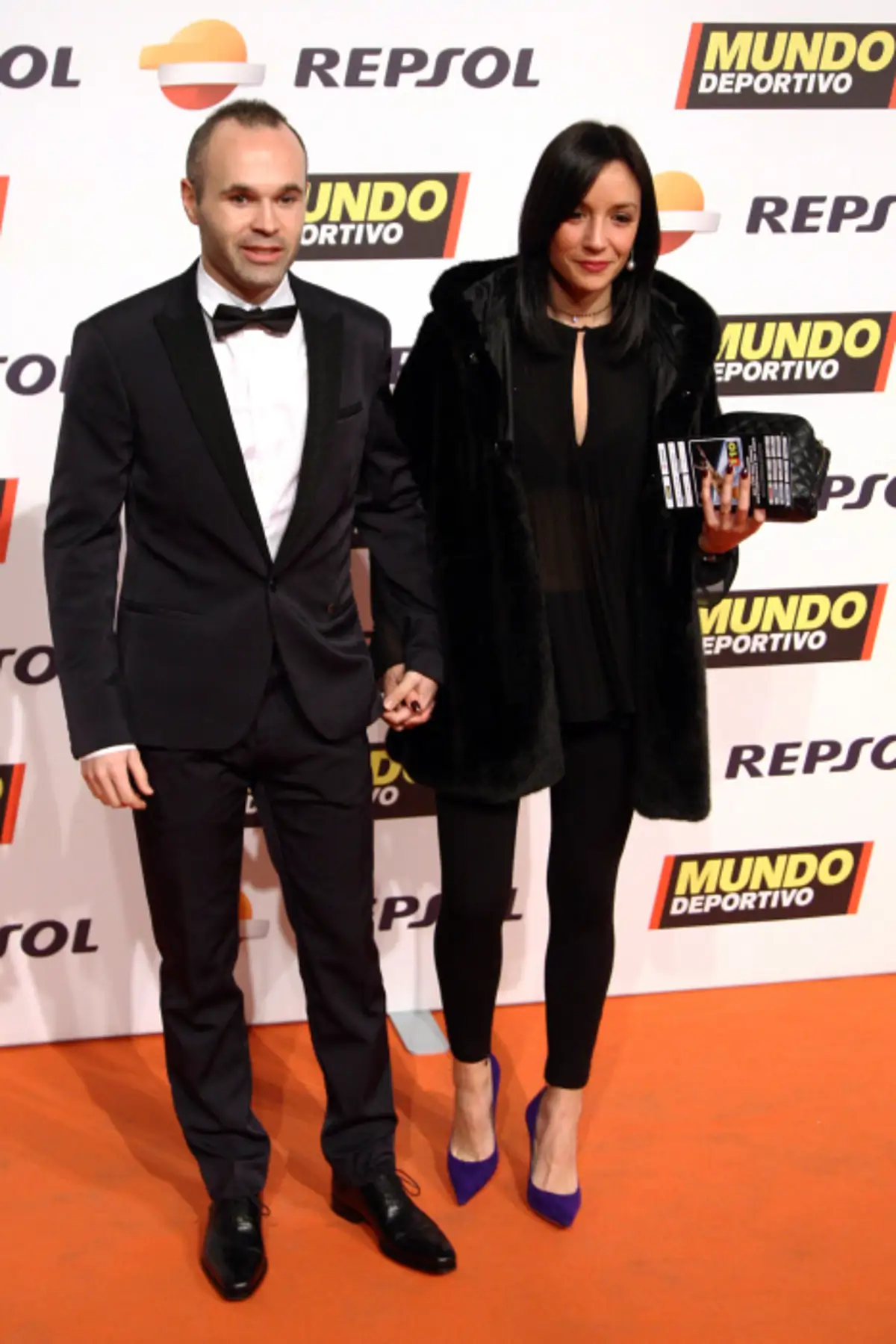 Andrés Iniesta y Anna Ortiz