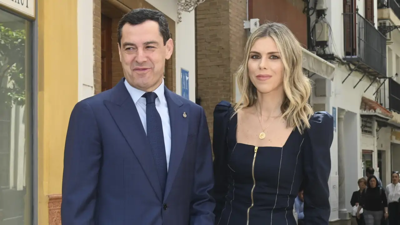 Juanma Moreno y Manuela Villena