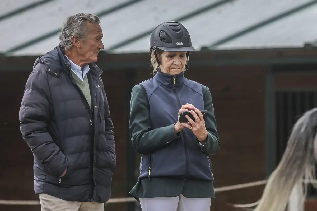 Las imágenes que demuestran el apoyo de la infanta Elena a Luis Astolfi tras saber que padece ELA