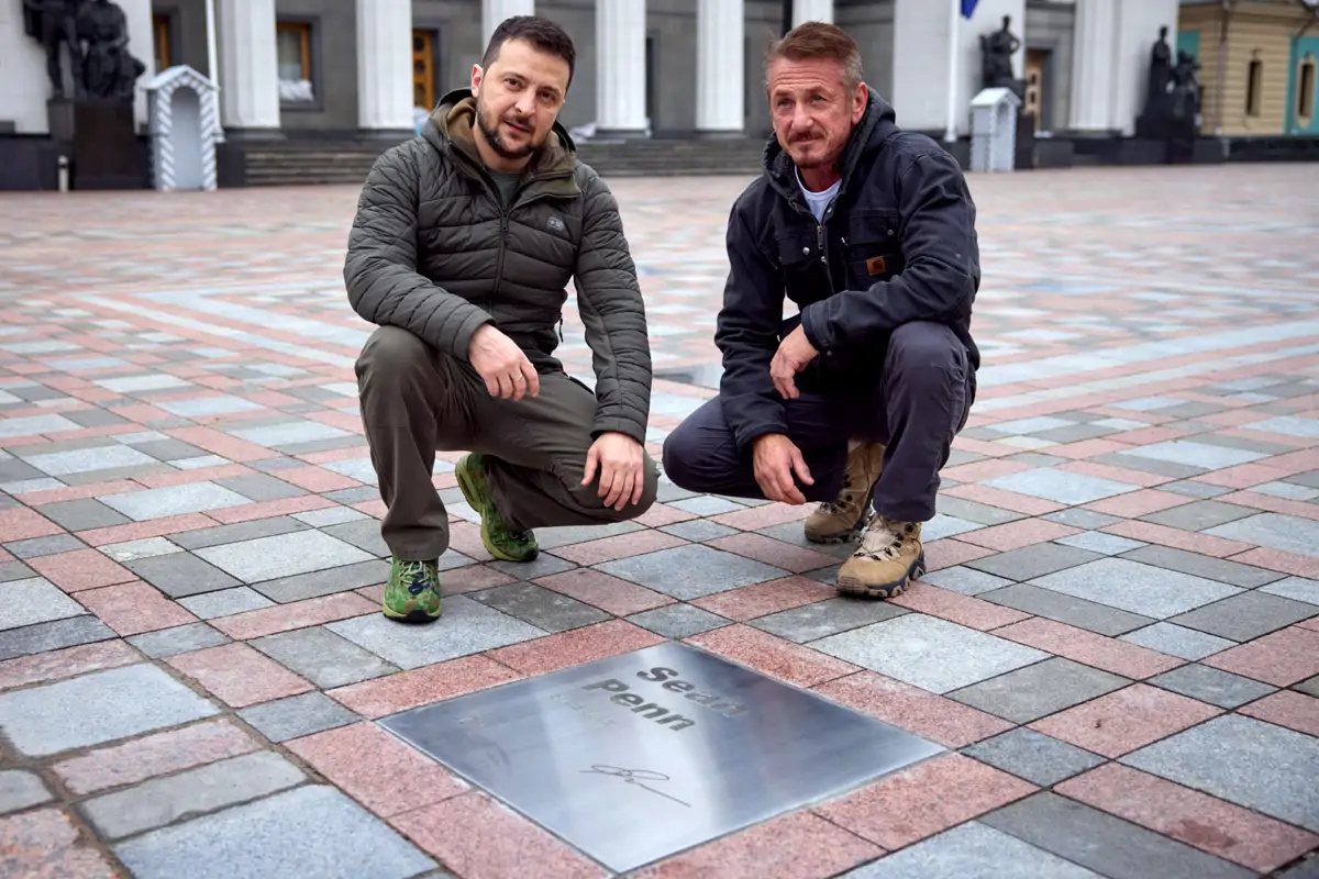 Sean Penn y Zelenski