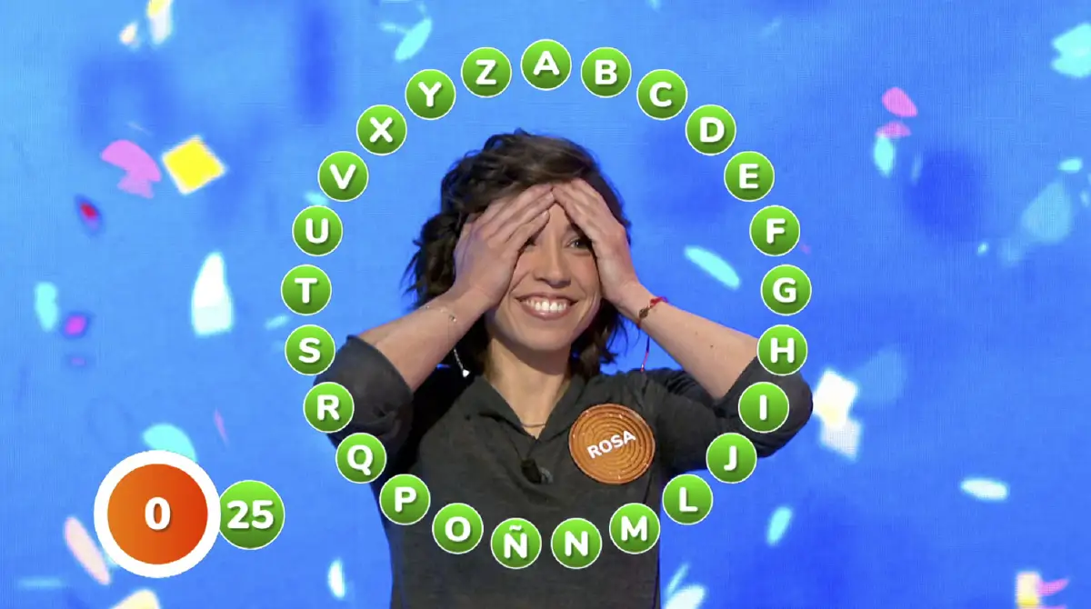 Rosa Rodríguez, ganadora de Pasapalabra