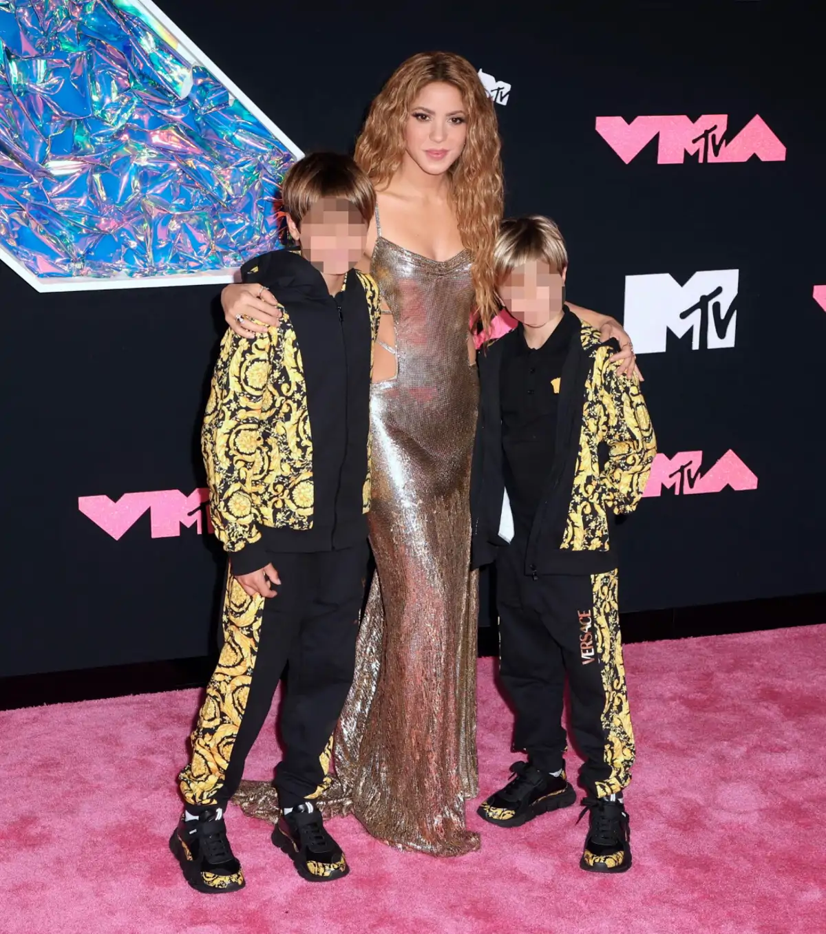 Shakira, Milan y Sasha