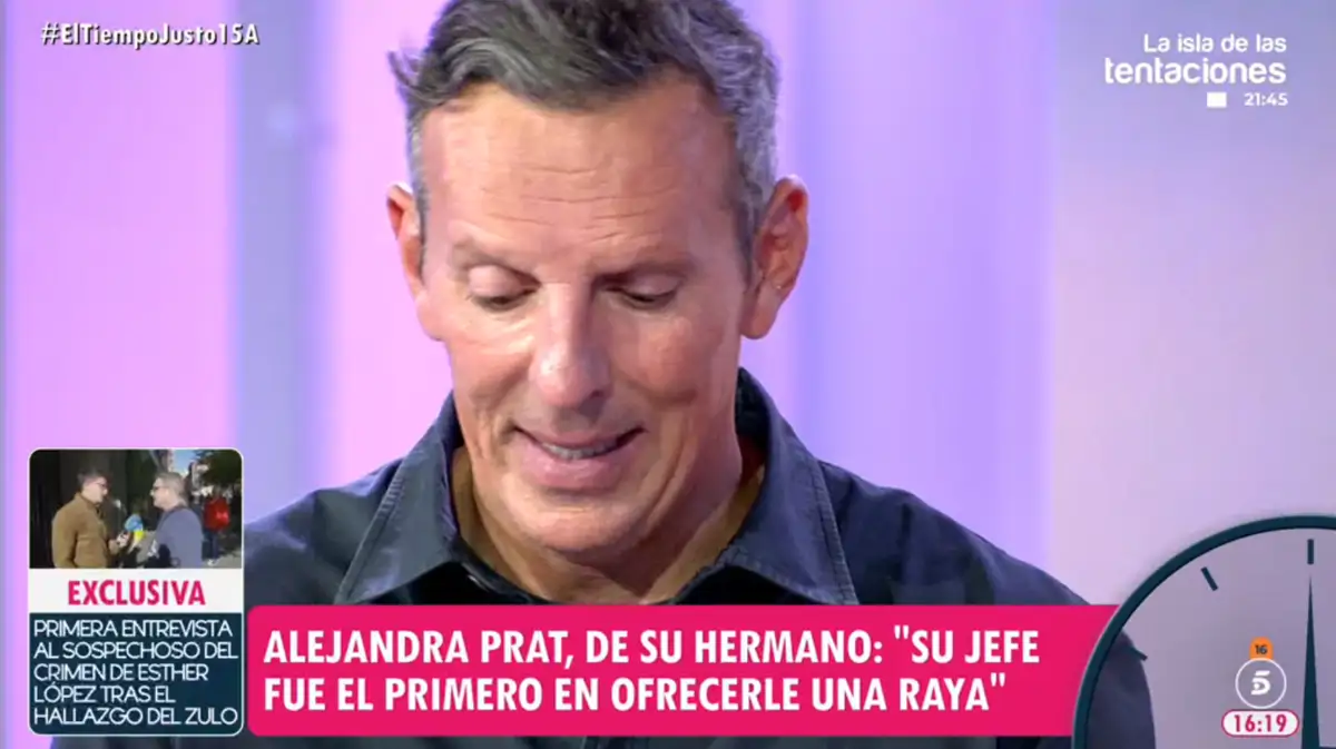 Joaquín Prat, a punto de romperse al hablar de las adicciones de su hermano:  “A mí es que ya no me quedan lágrimas”