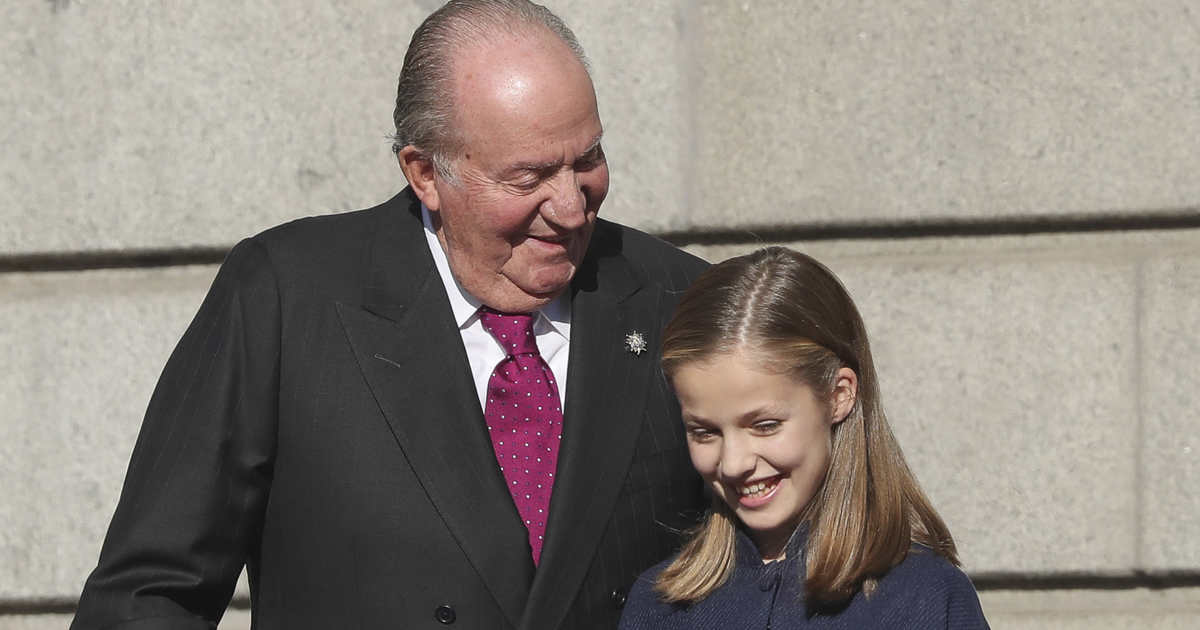 El rey Juan Carlos da su opinión sobre la imagen que transmite la princesa Leonor: "Debería tener más protagonismo"