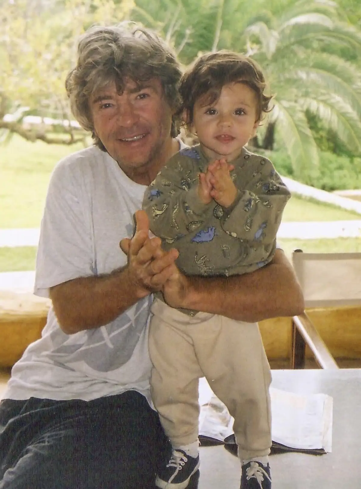 Ángel Nieto y su hijo Hugo