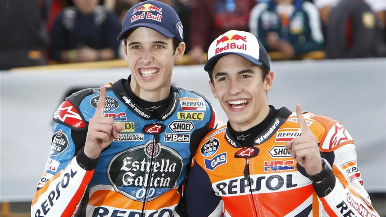 Marc Márquez y Álex Márquez