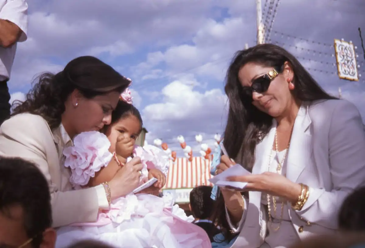 Isa Pantoja, María del Monte and Isabel Pantoja