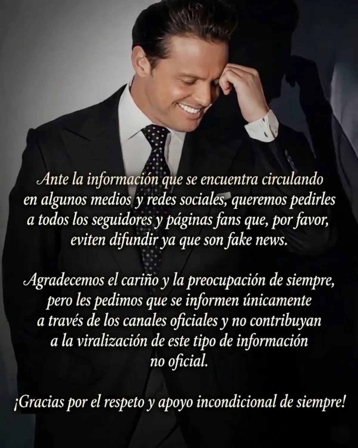 Luis Miguel comunicado
