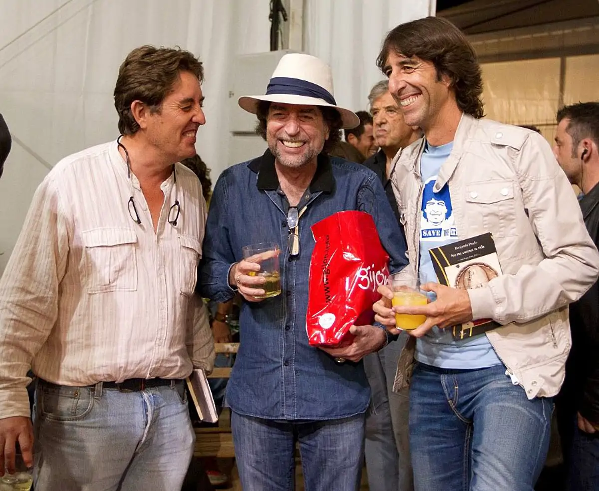 Joaquín Sabina y Benjamín Prado