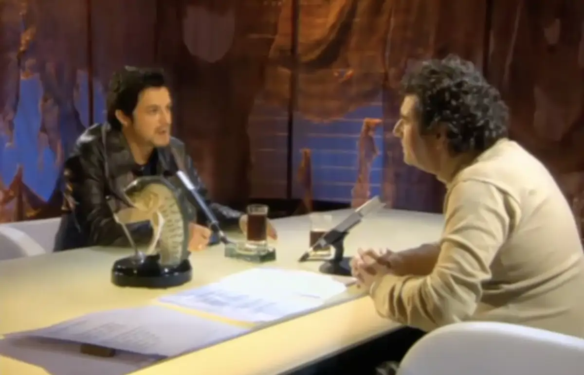 Alejandro Sanz y Jesús Quintero