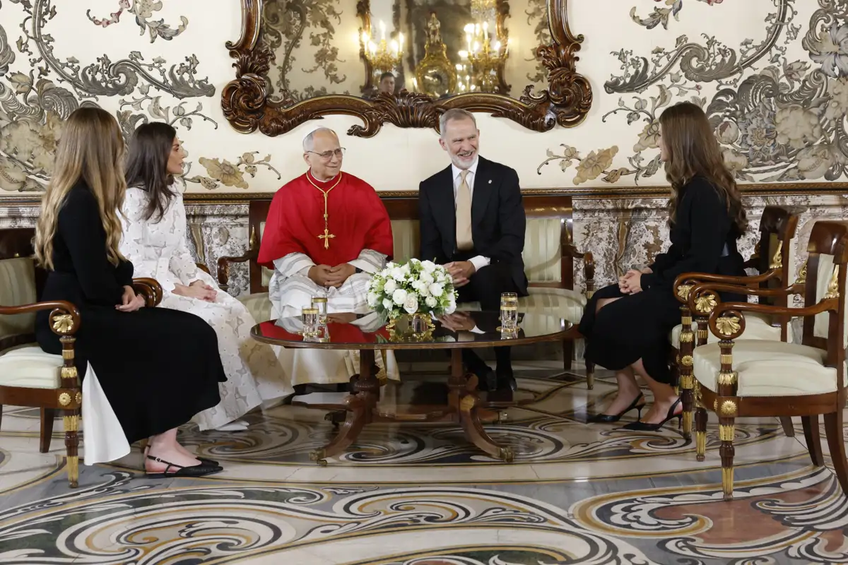 Familia Real con el Papa