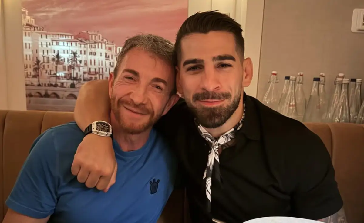 Pablo Motos e Ilia Topuria 