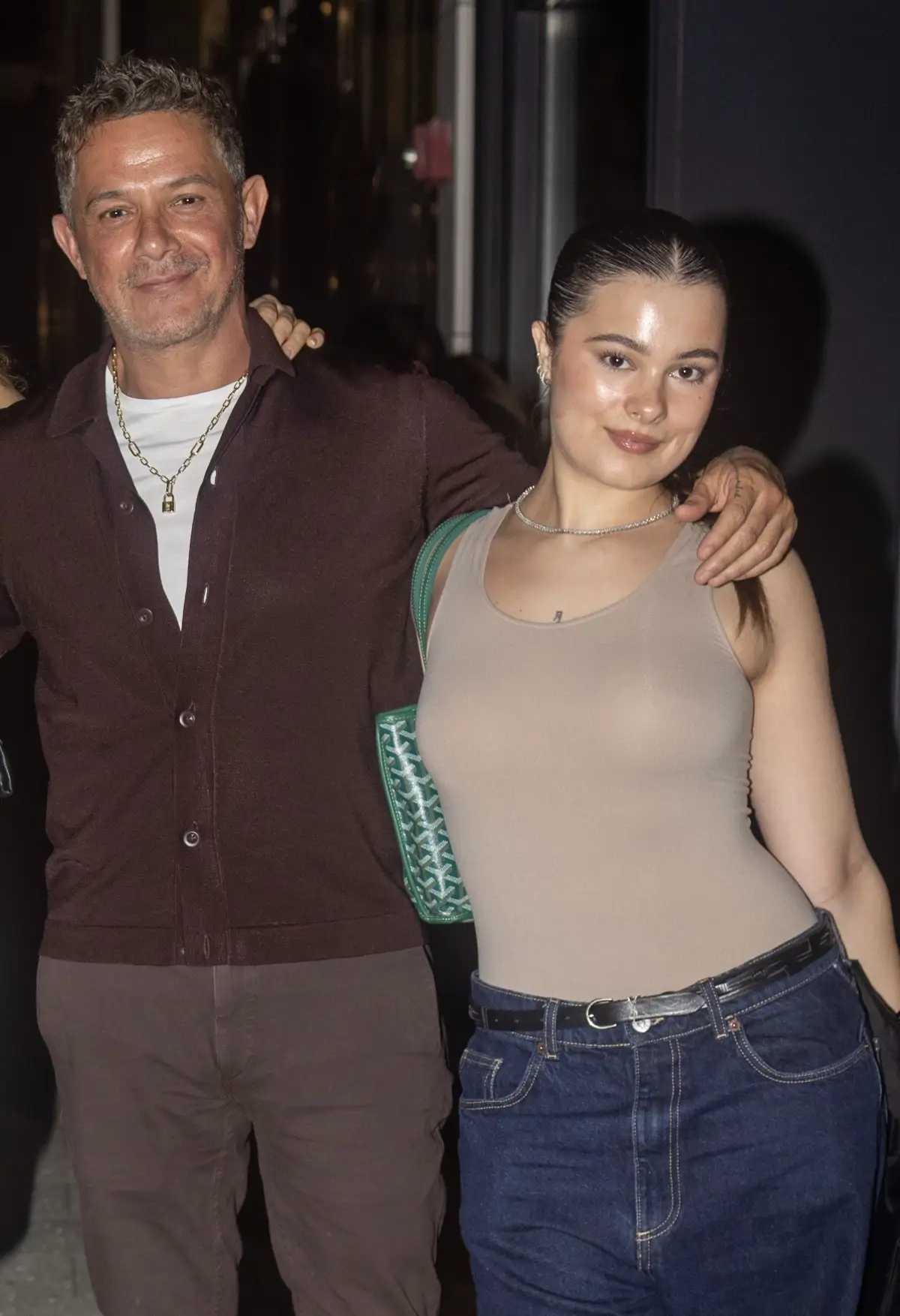 Alejandro Sanz y Manuela Sánchez