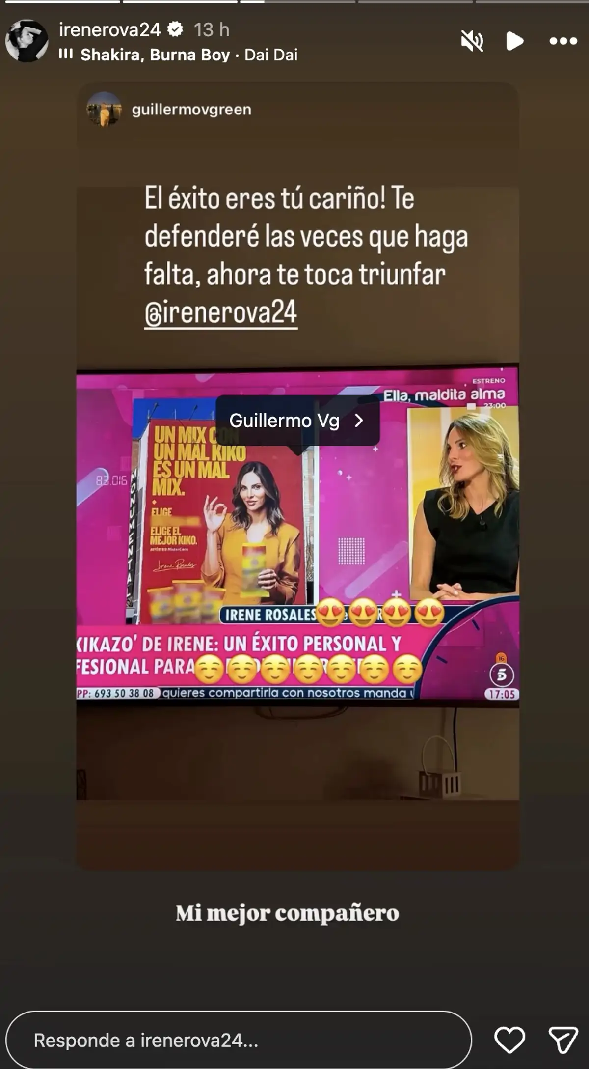 Irene Rosales y Guillermo