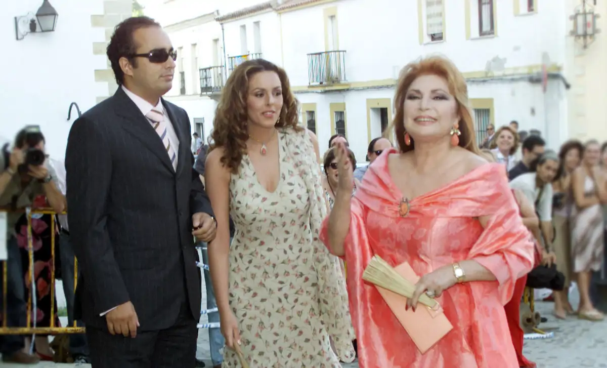 Rocío Carrasco, Fidel Albiac y Rocío Jurado