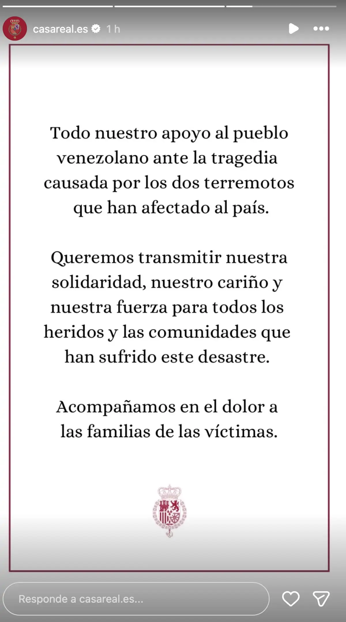 Mensaje Reyes Venezuela