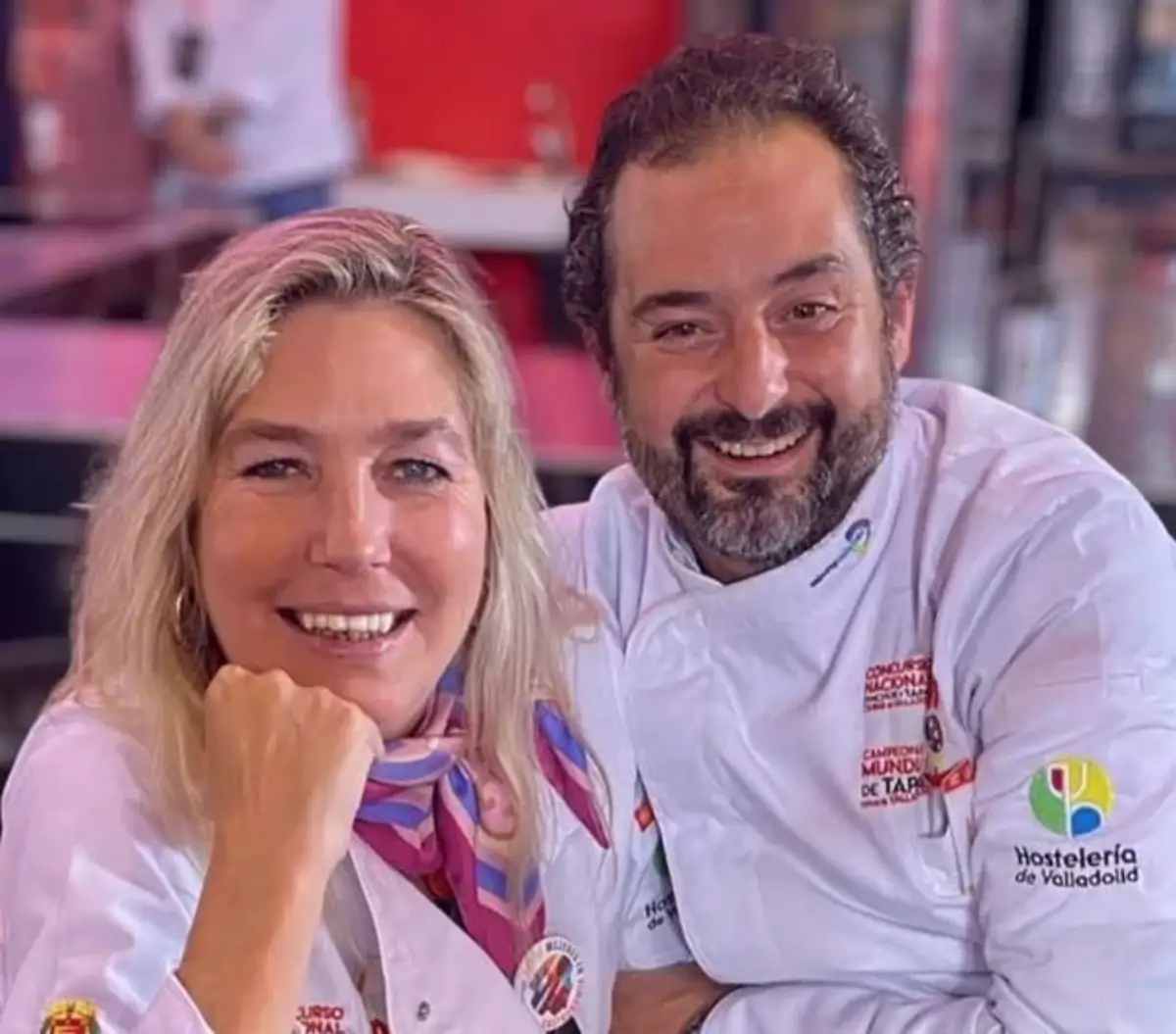 Iván Sanz Cid y su mujer