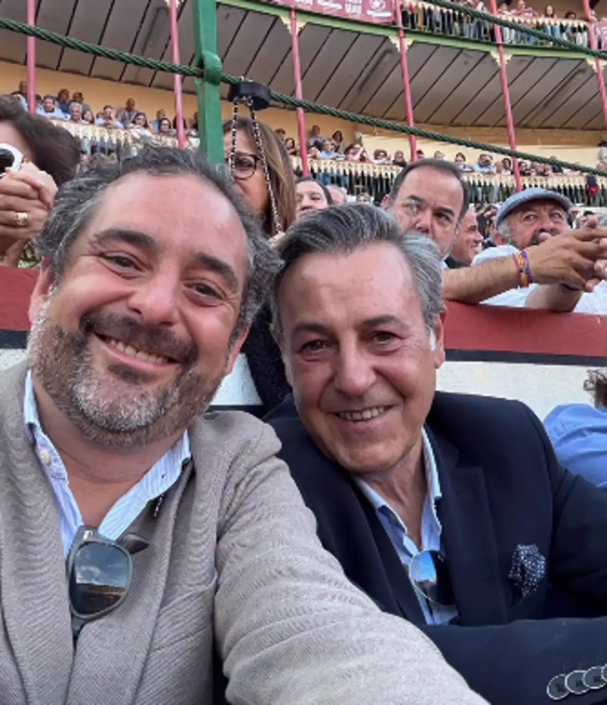 José Ribagorda y el bodeguero Iván Sanz