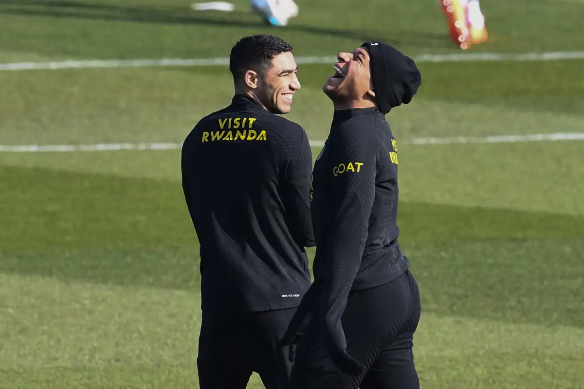 Achraf Hakimi mbappe