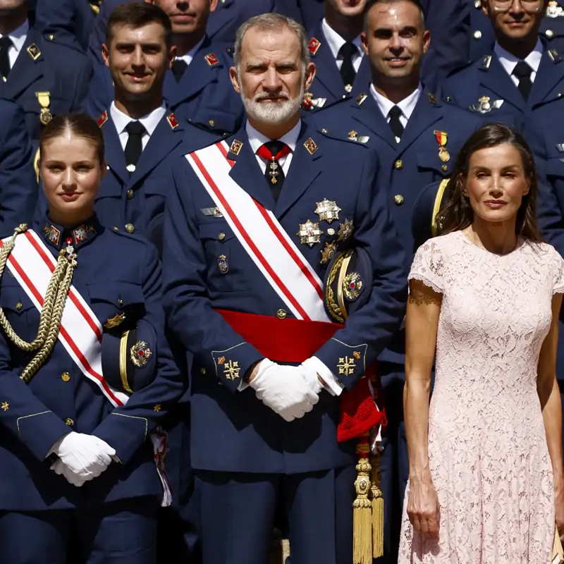 Leonor, Felipe, Letizia y Sofía