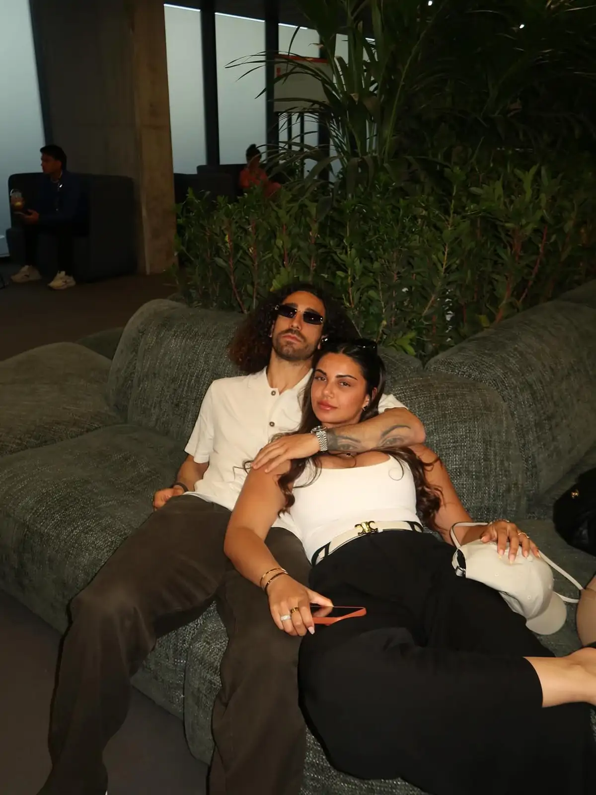 Marc Cucurella y Claudia Rodríguez