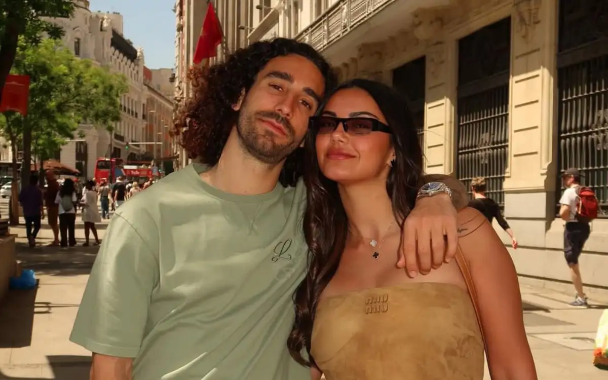 Marc Cucurella y Claudia Rodríguez