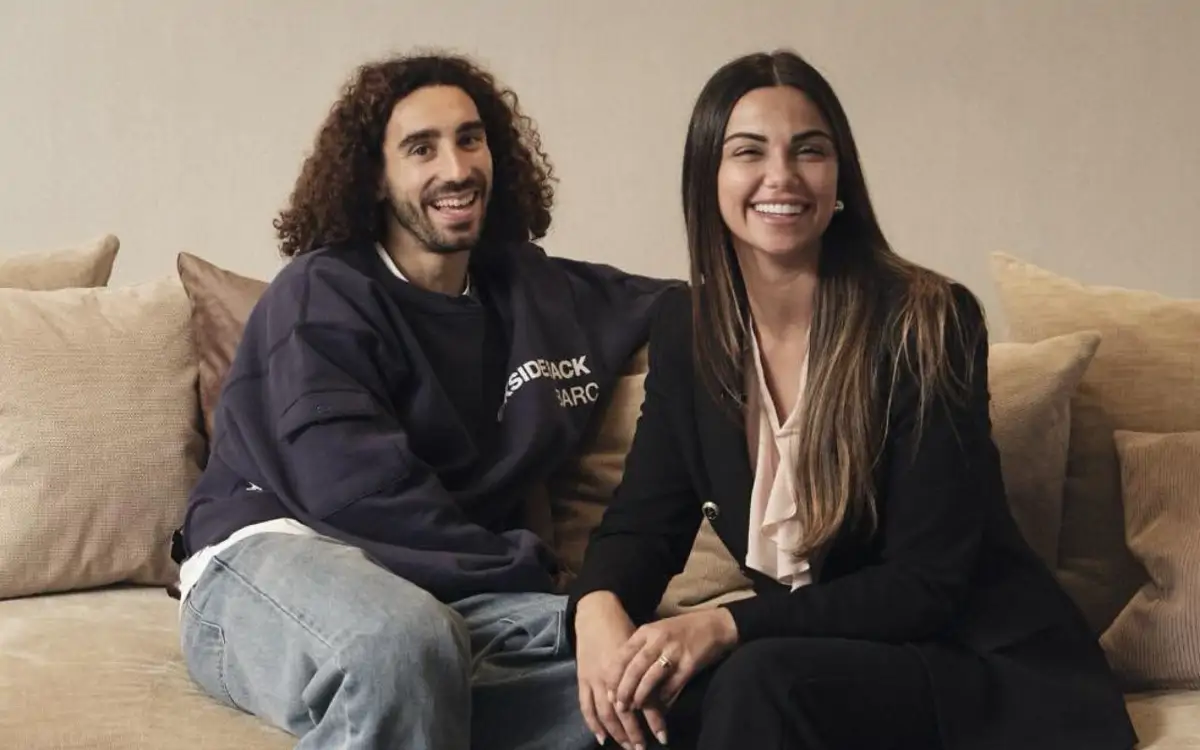Marc Cucurella y Claudia Rodríguez