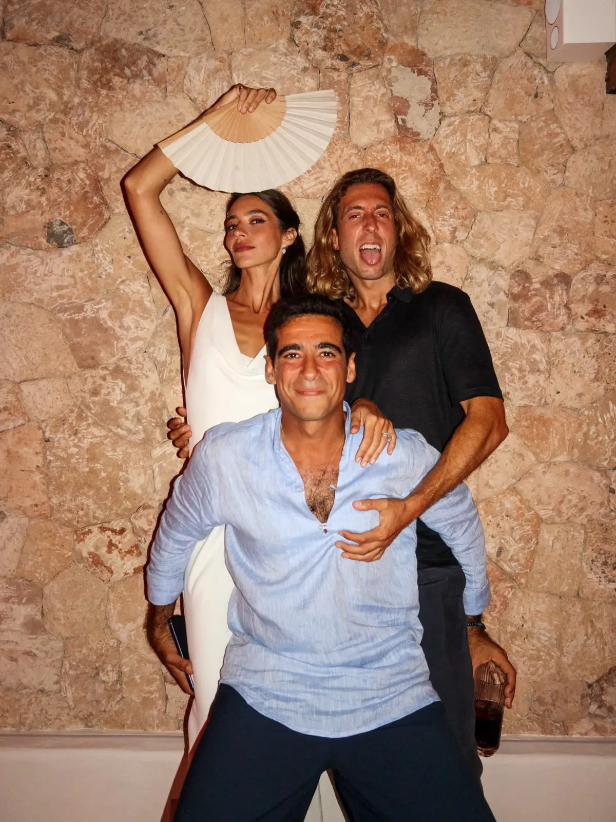 Rocío Crusset, Alberto Herrera y Charlie Schein