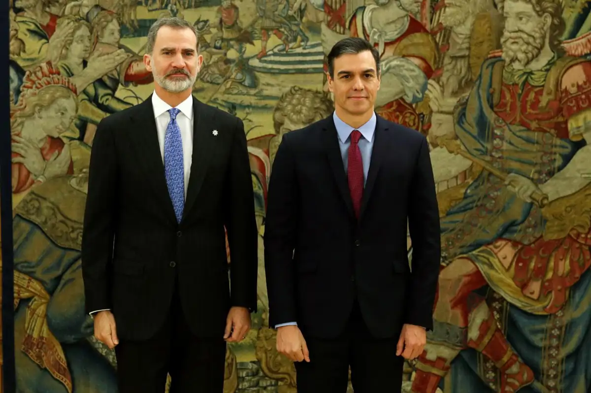 Felipe VI y Pedro Sánchez