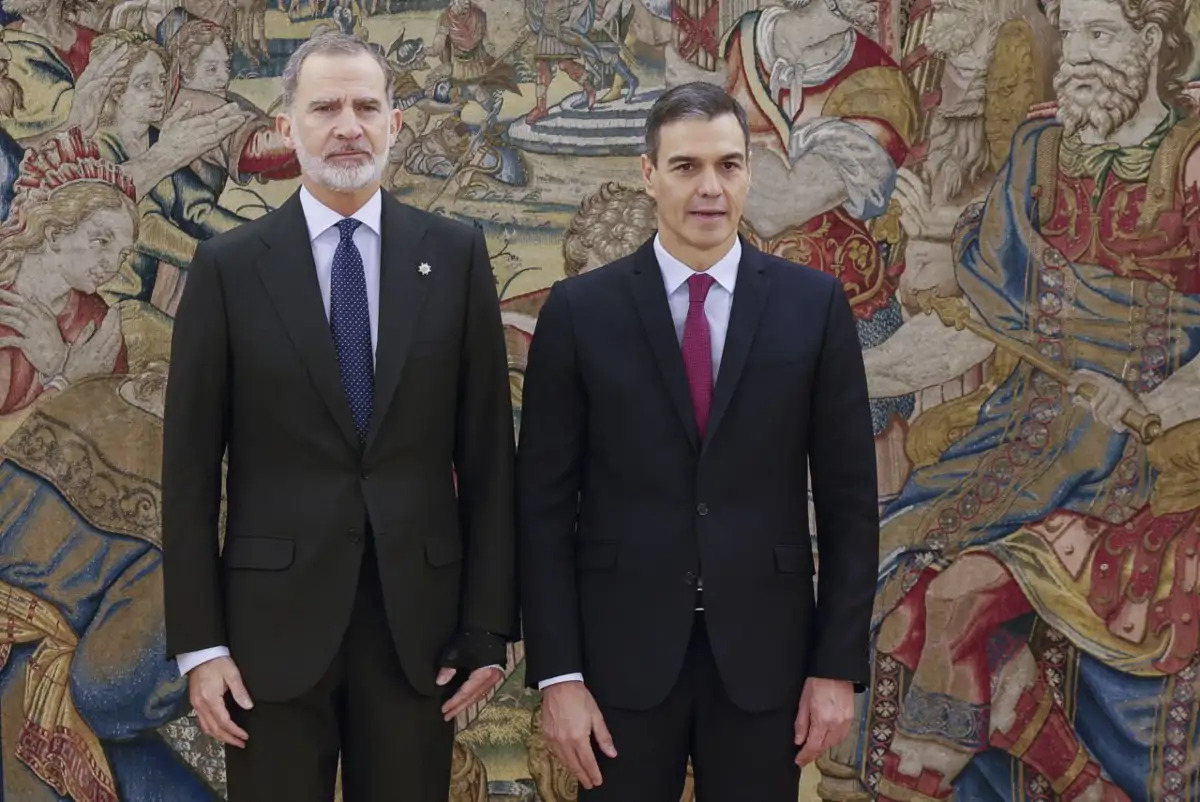 Felipe VI y Pedro Sánchez