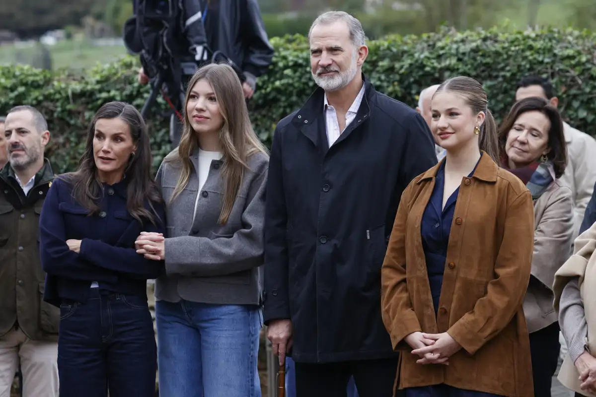Letizia, Sofía, Felipe y Leonor