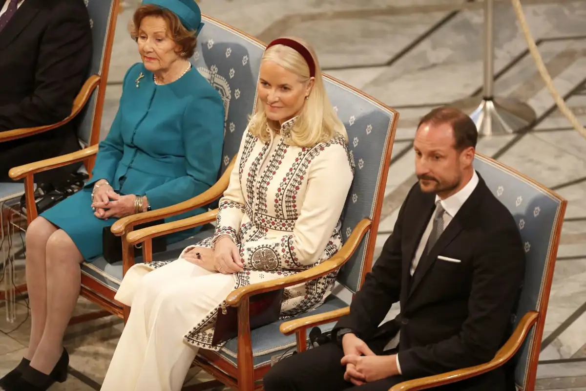 Sonia de Noruega, Mette-Marit y Haakon