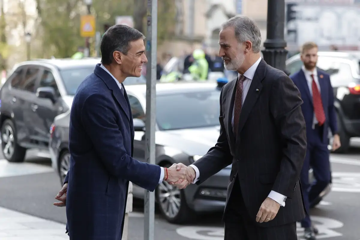 Rey Felipe Pedro Sánchez