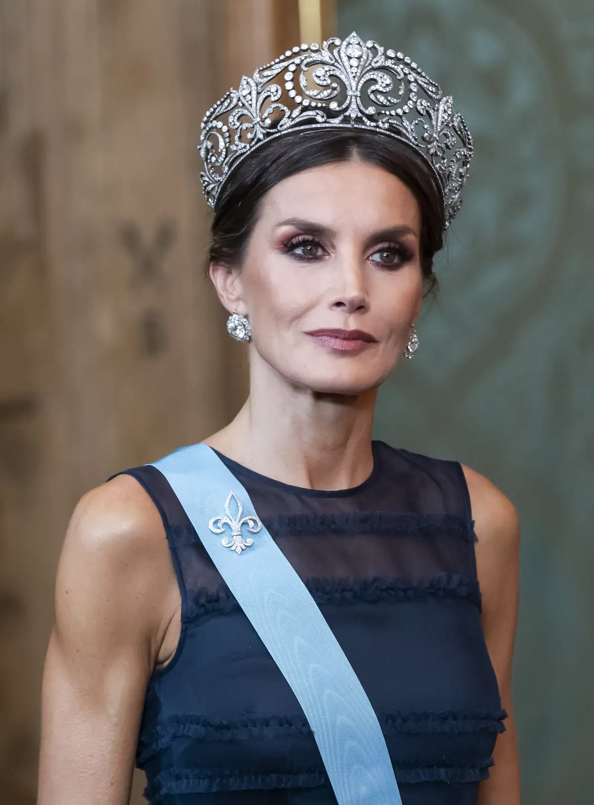 Reina Letizia tiara Flor de Lis
