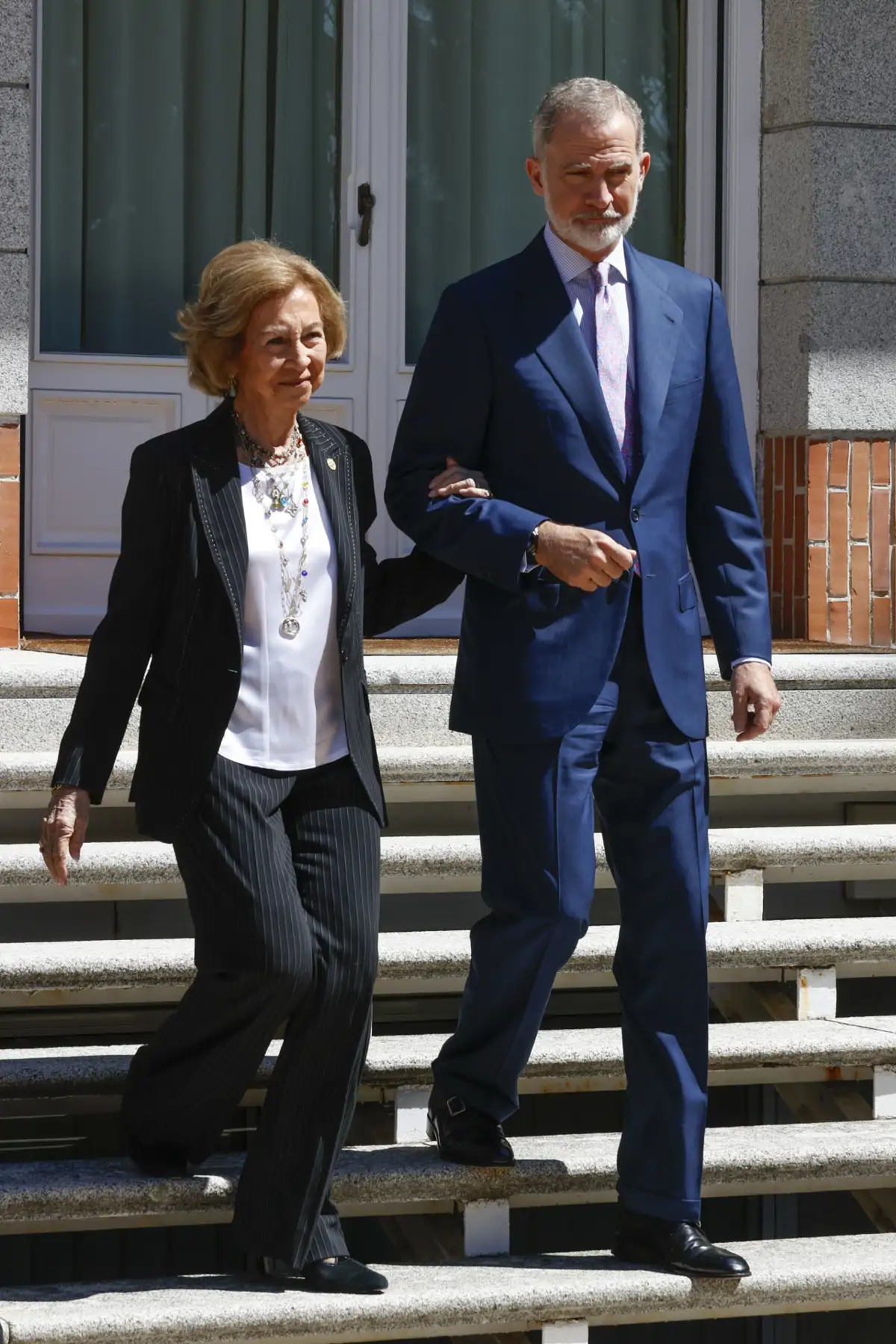 Felipe VI y doña Sofía