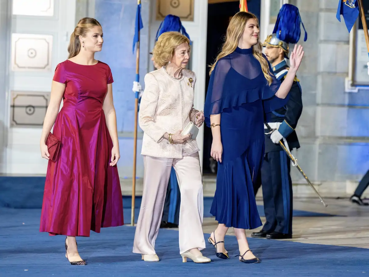 Leonor, Sofía y la reina Sofía